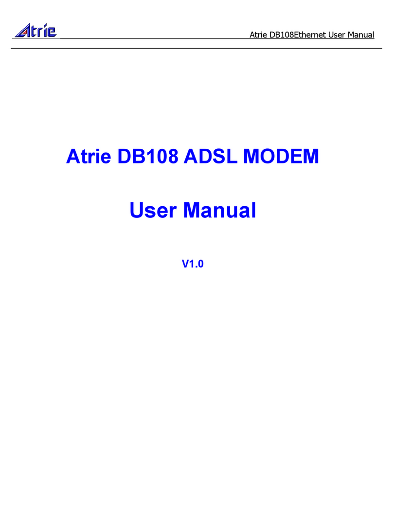 Atrie DB108 User manual