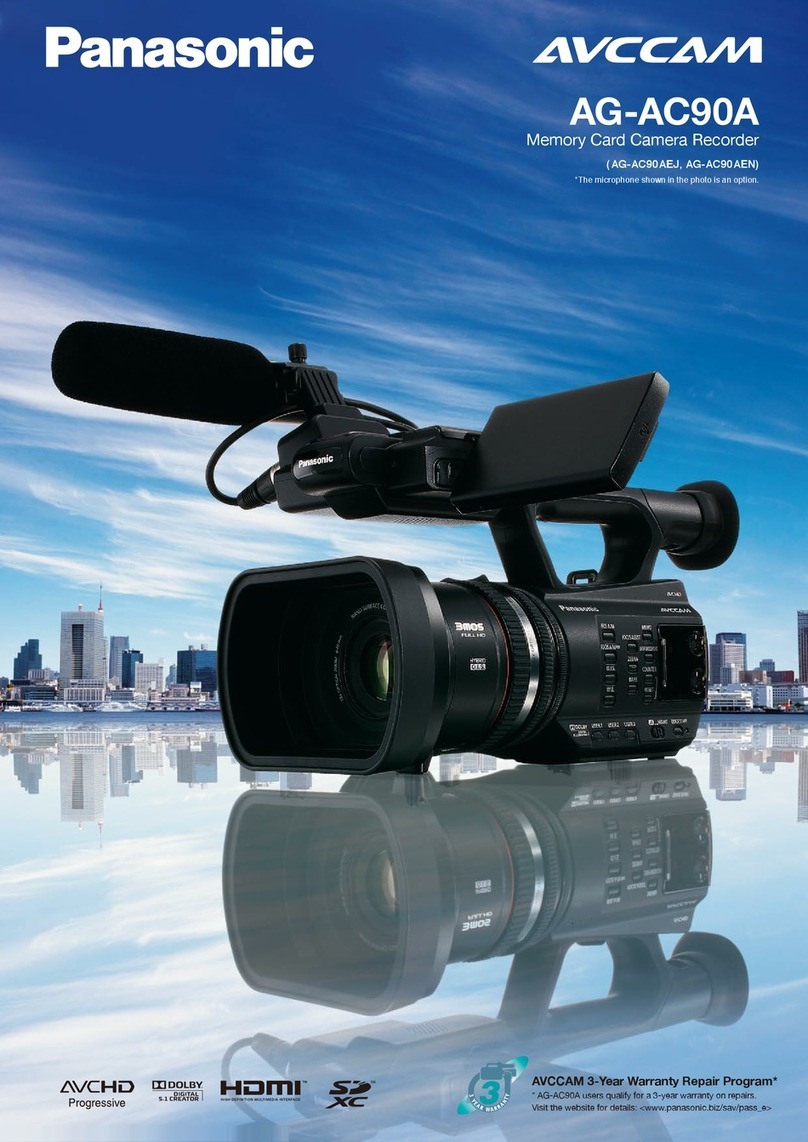 Panasonic AVCCAM AG-AC90A User manual