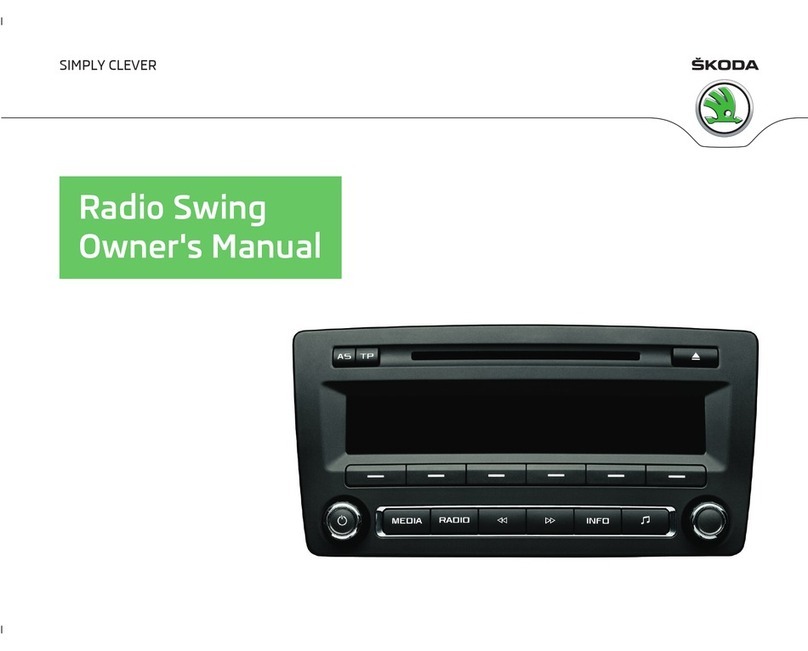 Skoda Car Radio Swing owner's manual