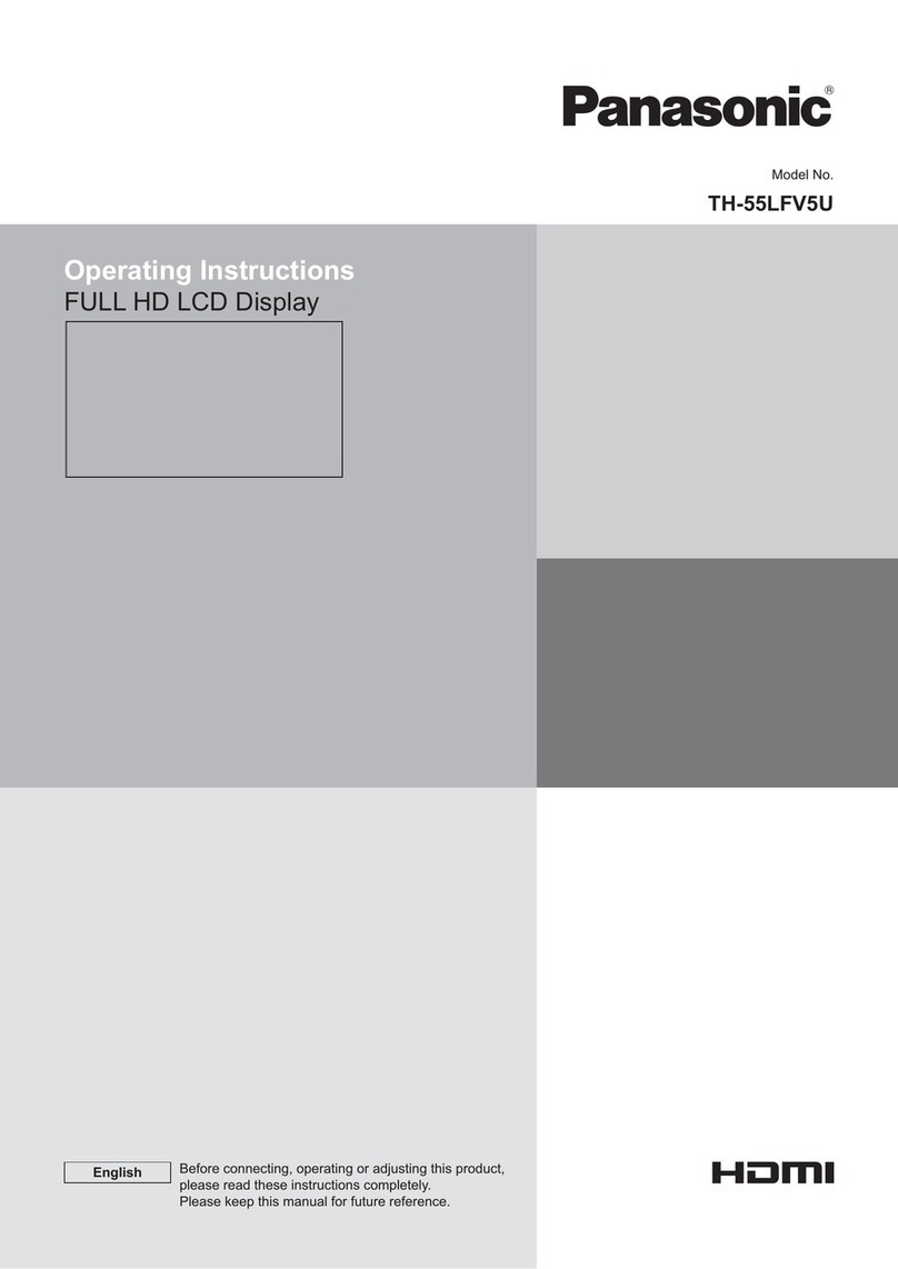 Panasonic TH-55LFV5U User manual