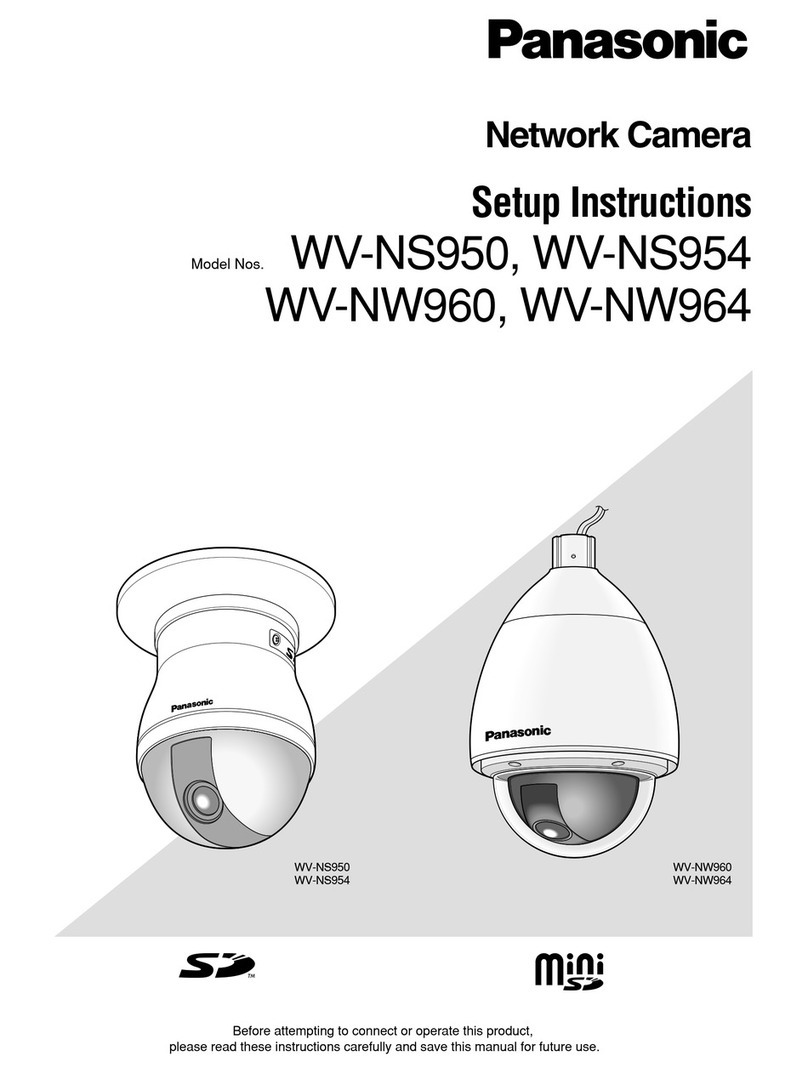 Panasonic WV-NS950 series Manual