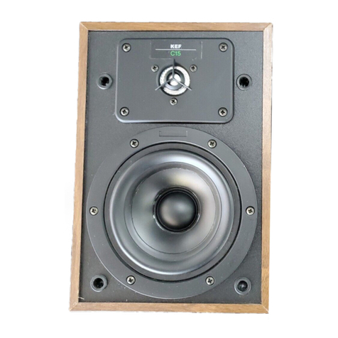 KEF C15 User manual