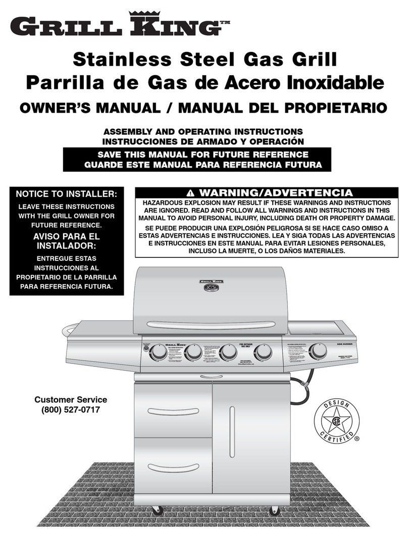 GrillKing Grill King User manual
