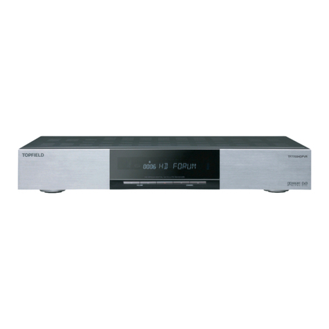 Topfield TF 7710 HD PVR User manual