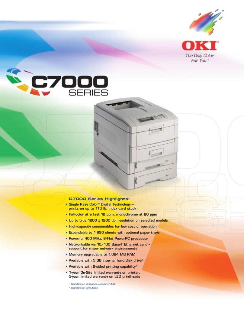 Oki C7200 User manual