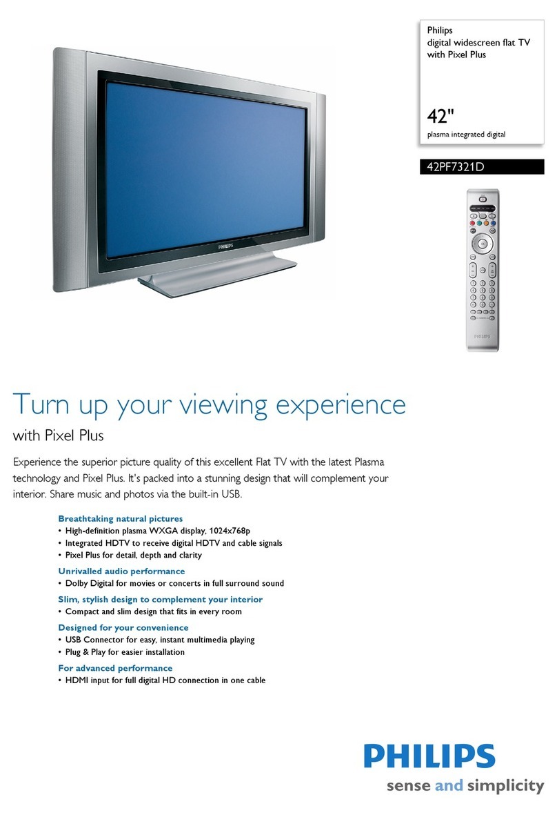 Philips 42PF7321D Specifications
