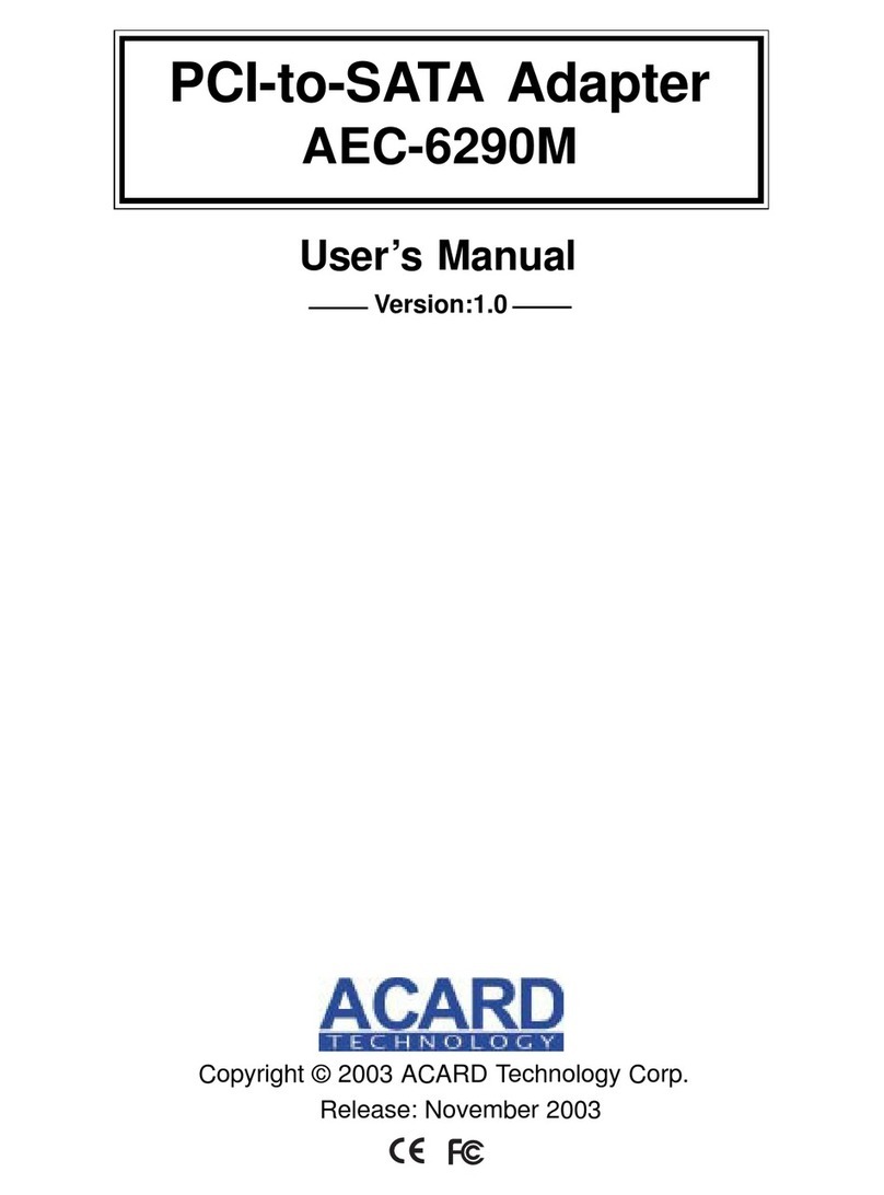 Acard AEC-6290M user manual