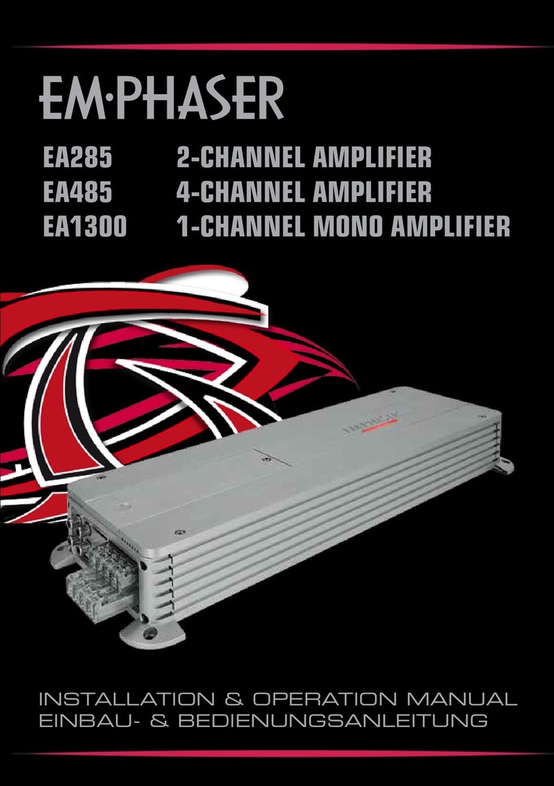 EMPHASER EA285 Instruction Manual