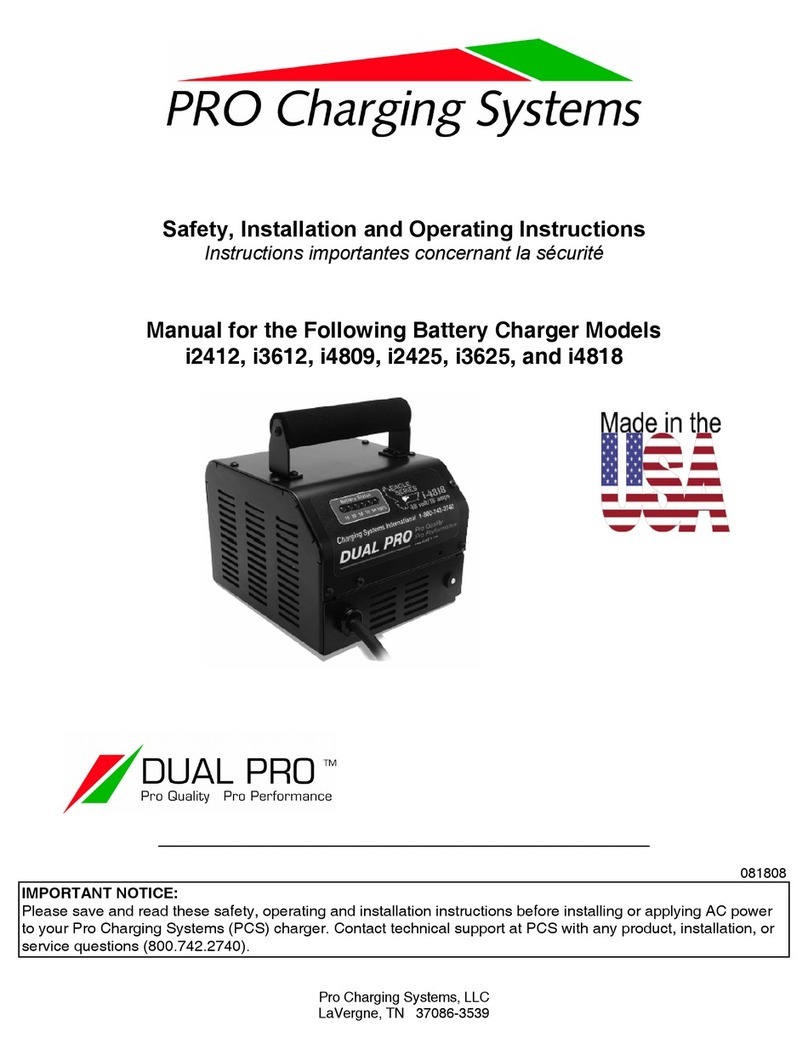 Pro Charging Systems i2425 User manual
