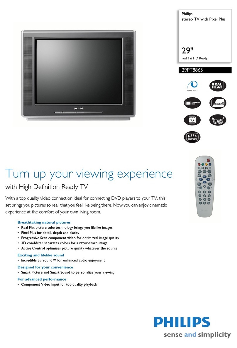 Philips 29PT8865 User manual
