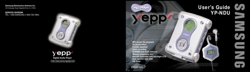 Samsung YP-NDU User manual