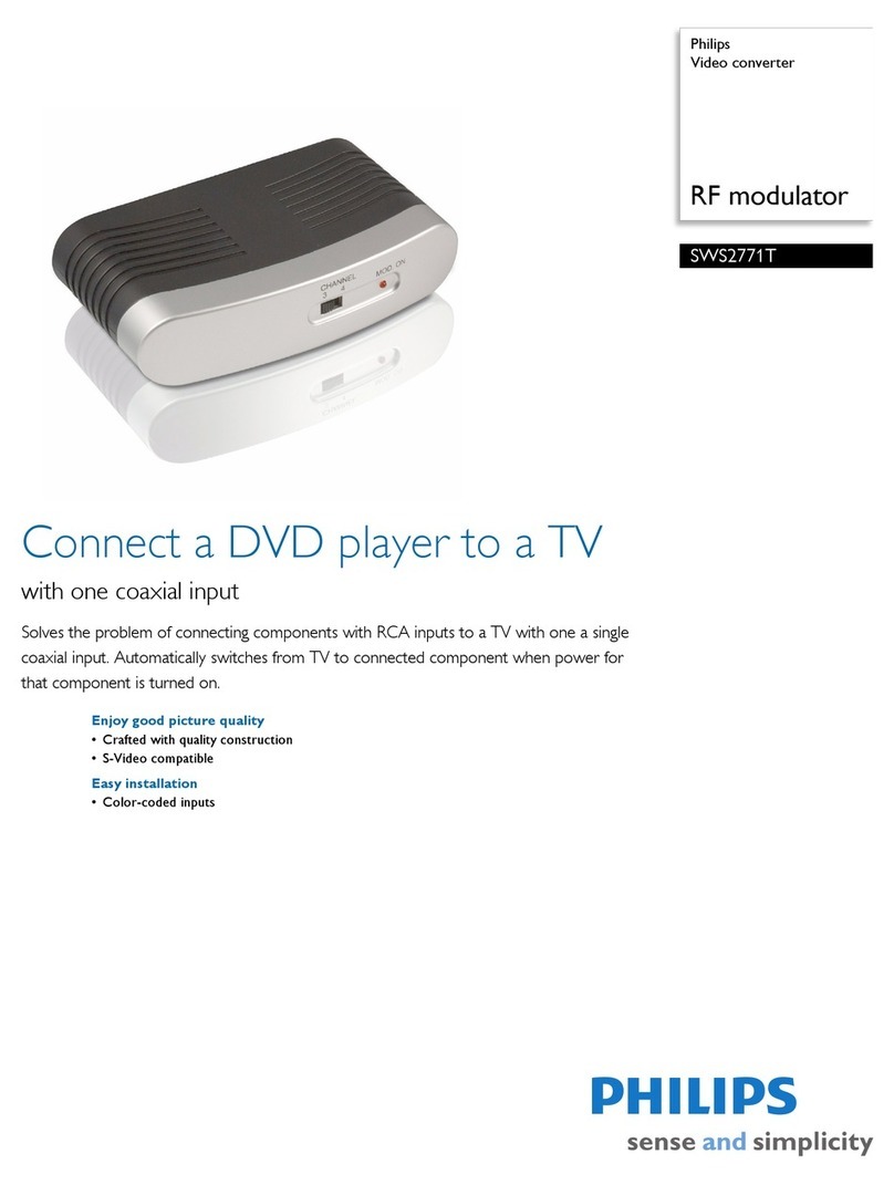 Philips SWS2771T Specifications