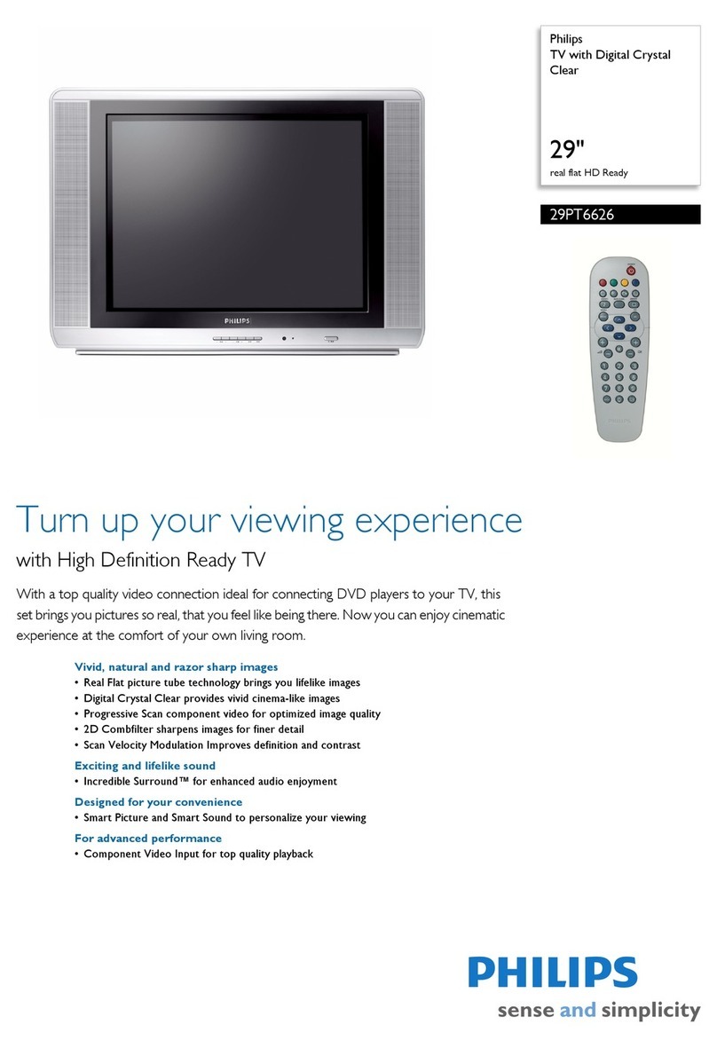 Philips 29PT6626 User manual