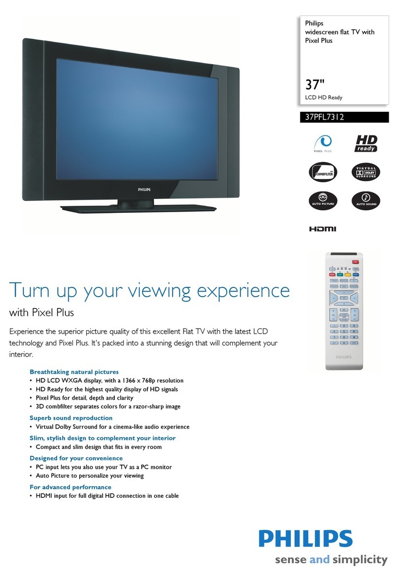 Philips 37PFL7312 User manual