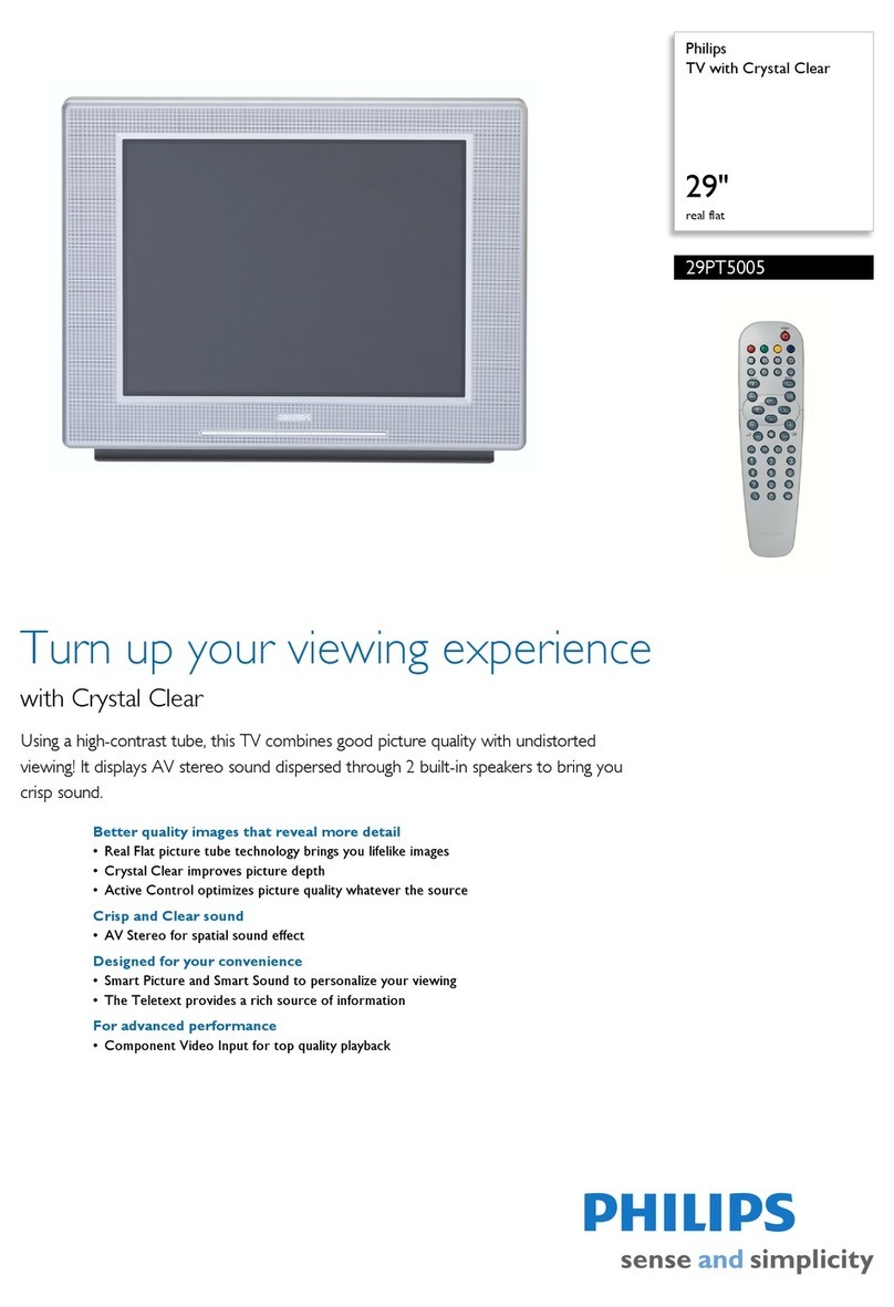 Philips 29PT5005 Brochure & specs