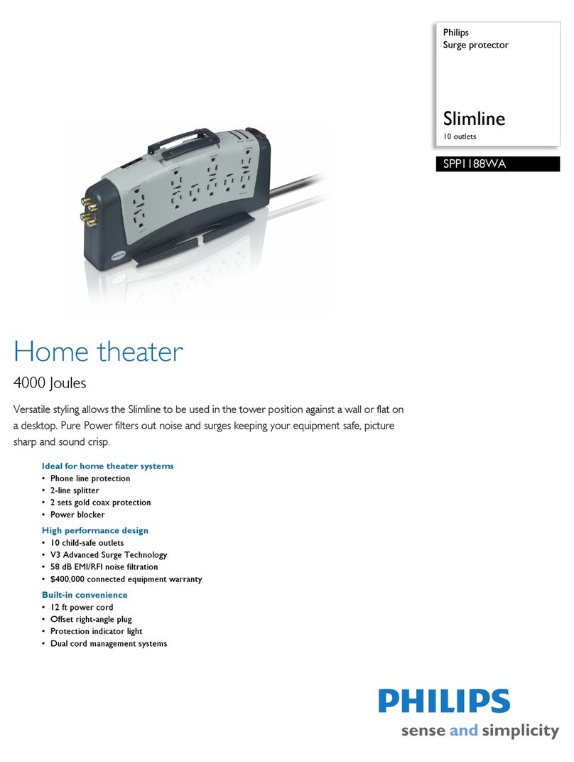 Philips Slimline SPP1188WA User manual Philips Slimline SPP1188WA User manual