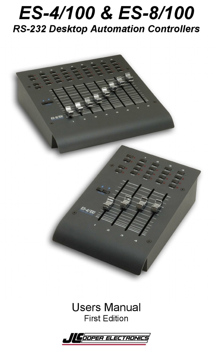 JLCooper Electronics ES-4/100 user manual