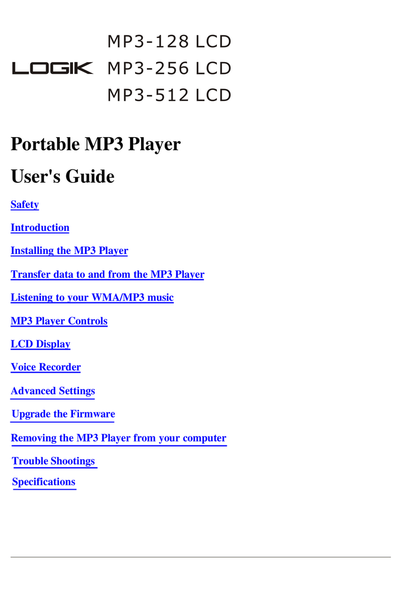 Logik MP3-128 LCD User manual