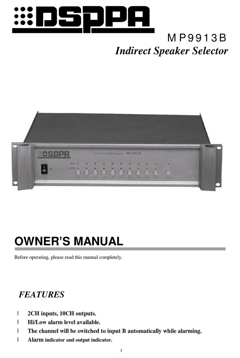 DSPPA MP9913B owner's manual