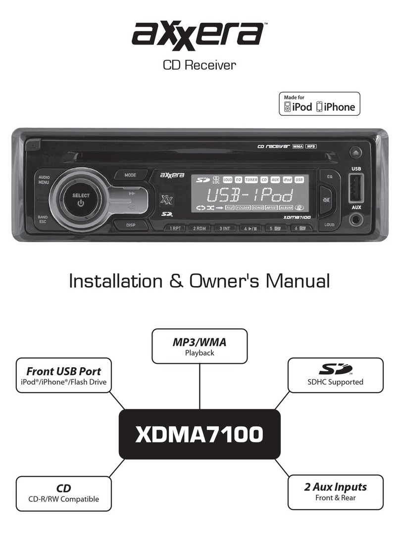 Axxera XDMA7100 Operating instructions