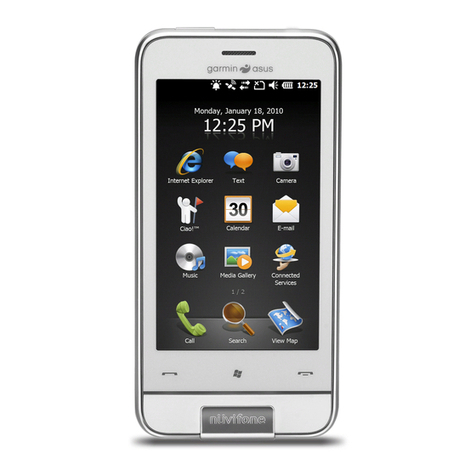 Garmin nuvifone M10 Instruction manual