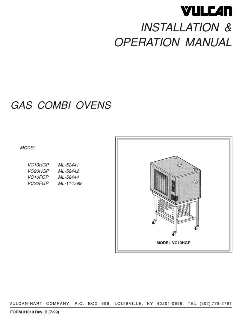 Vulcan-Hart VC10HGP User manual