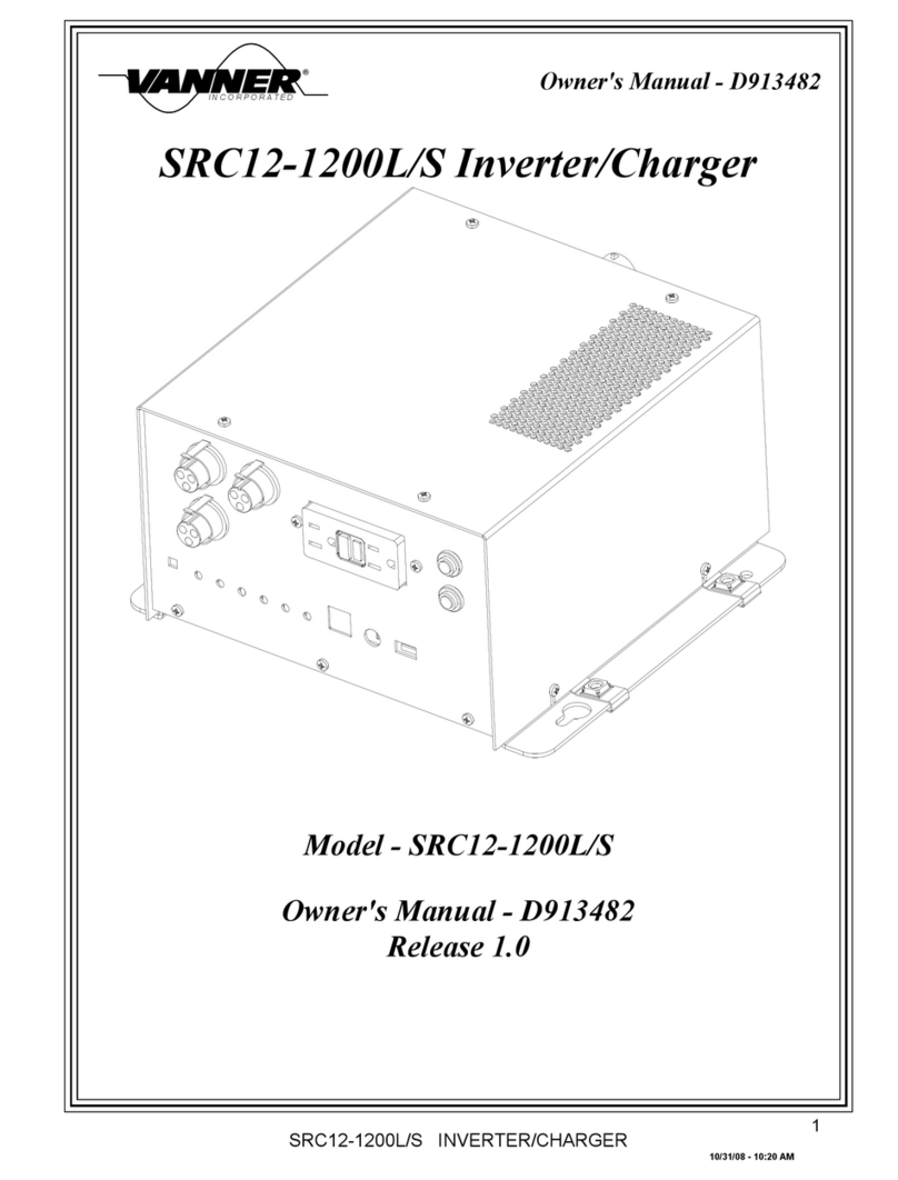 Vanner SRC12-1200L owner's manual