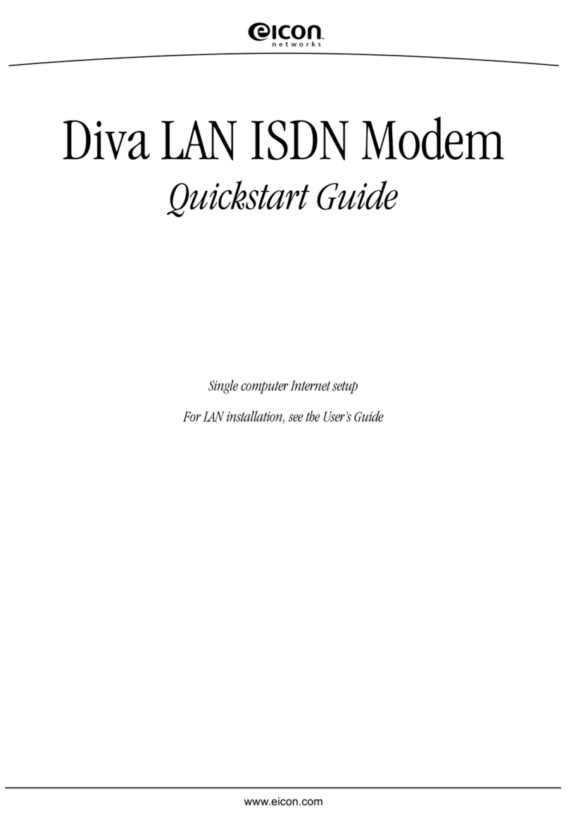 Eicon Technology DIVA LAN ISDN quick start guide