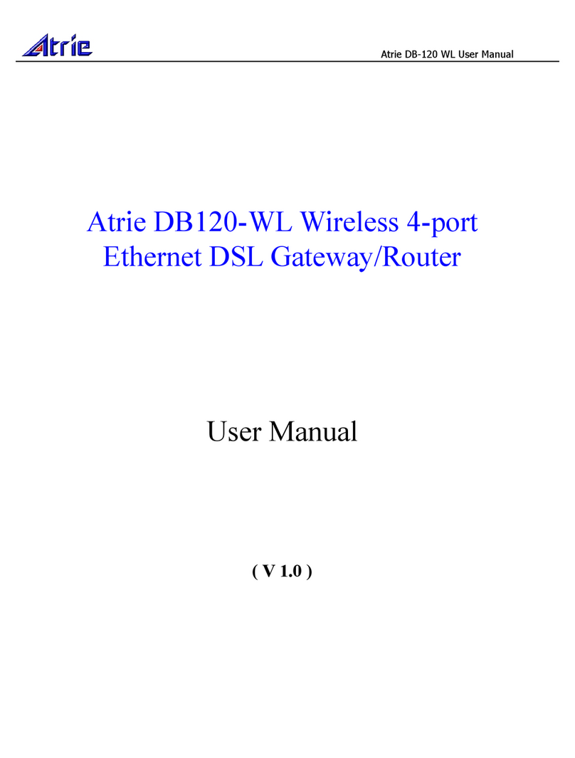 Atrie DB120-WL user manual