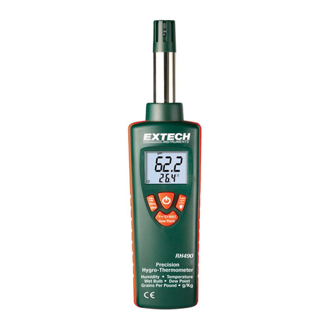 Extech Instruments RH490 User manual Extech Instruments RH490 User manual