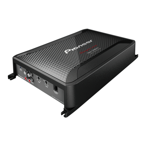 Pioneer GM-D8601 owner's manual