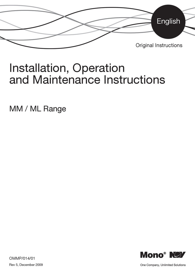 Mono MM Installation & operation manual Mono MM Installation & operation manual