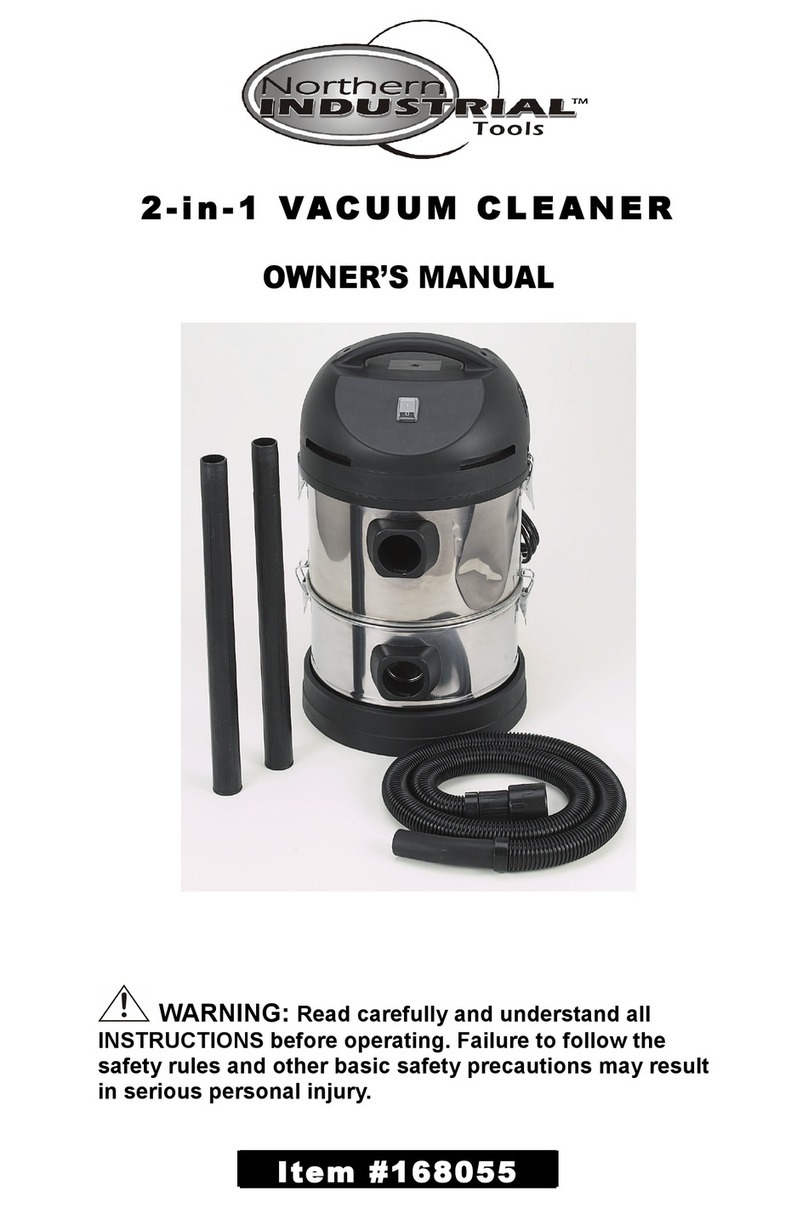 Nothern Industrial tools 168055 owner's manual