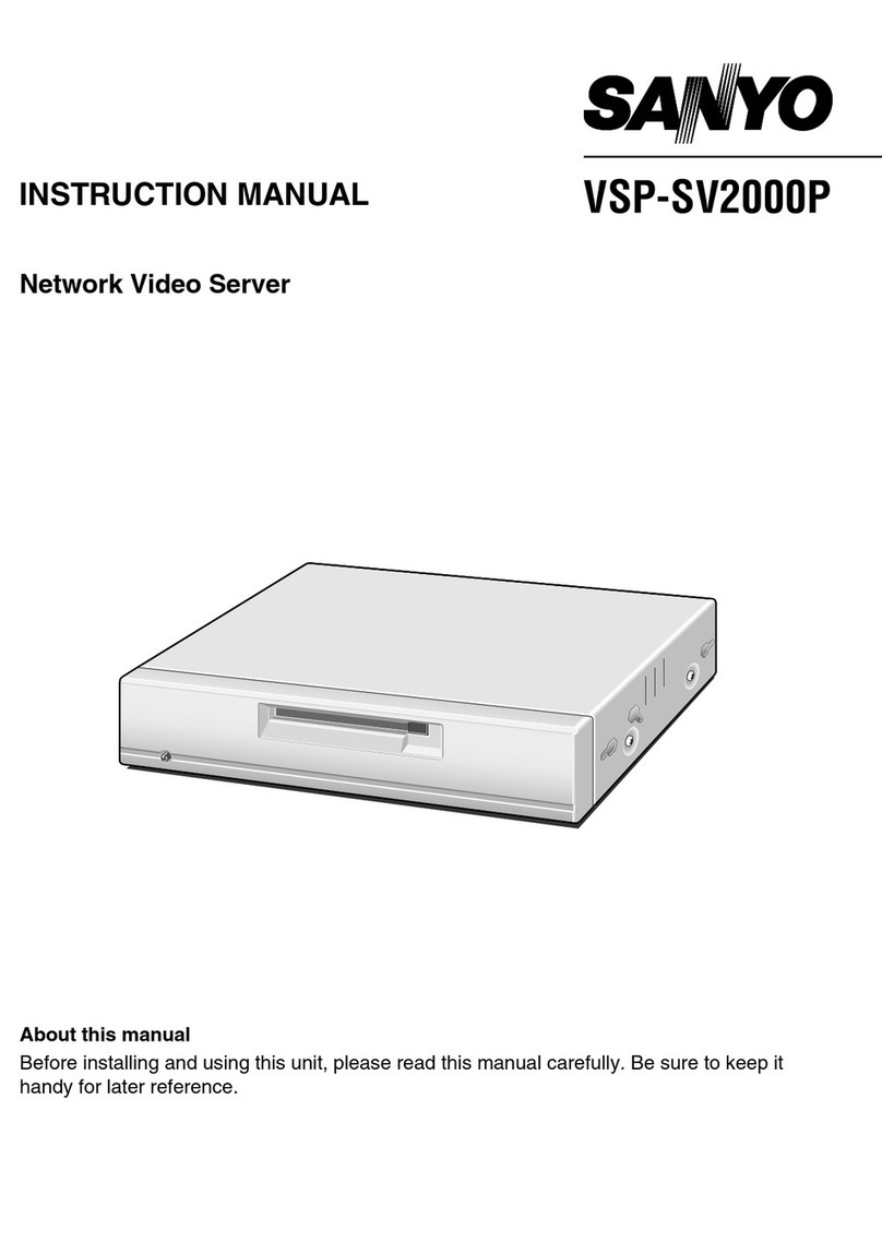 Sanyo VSP-SV2000P instruction manual