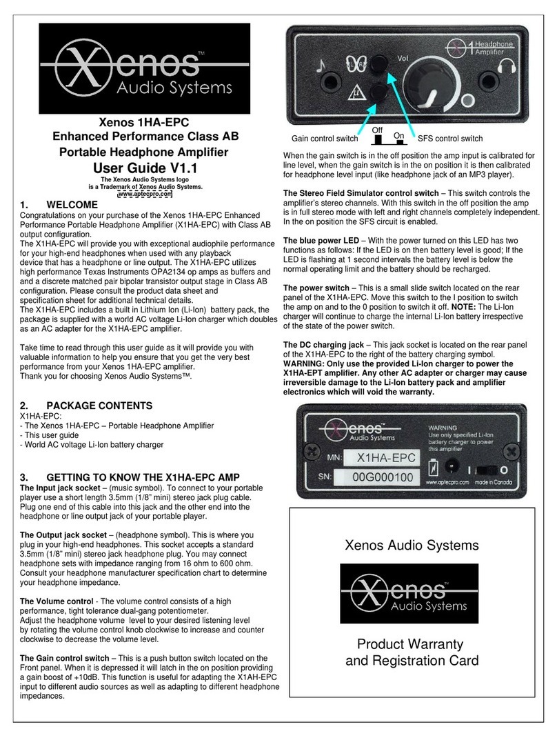 Xenos 1HA-EPC user guide