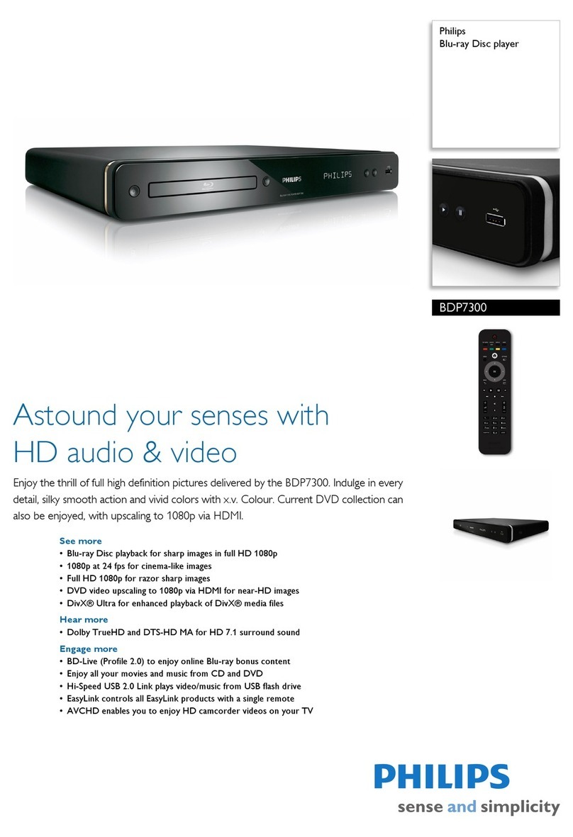 Philips DP7300 User manual