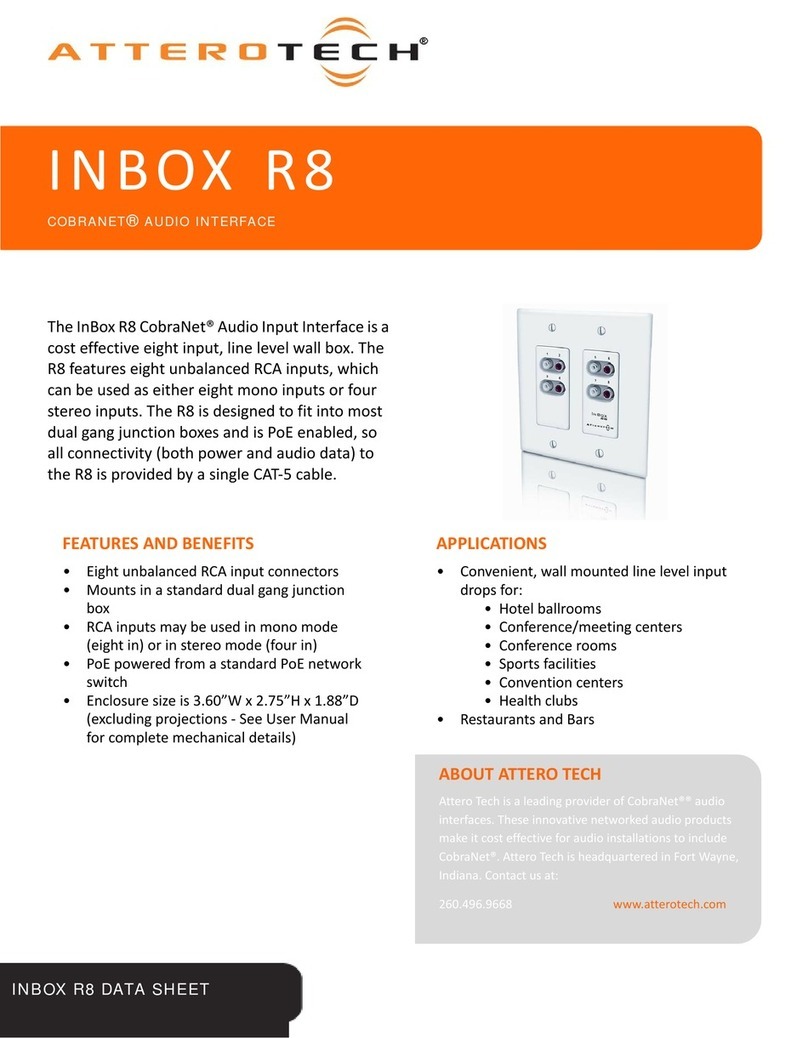 Attero Tech COBRANET INBOX R8 User manual Attero Tech COBRANET INBOX R8 User manual