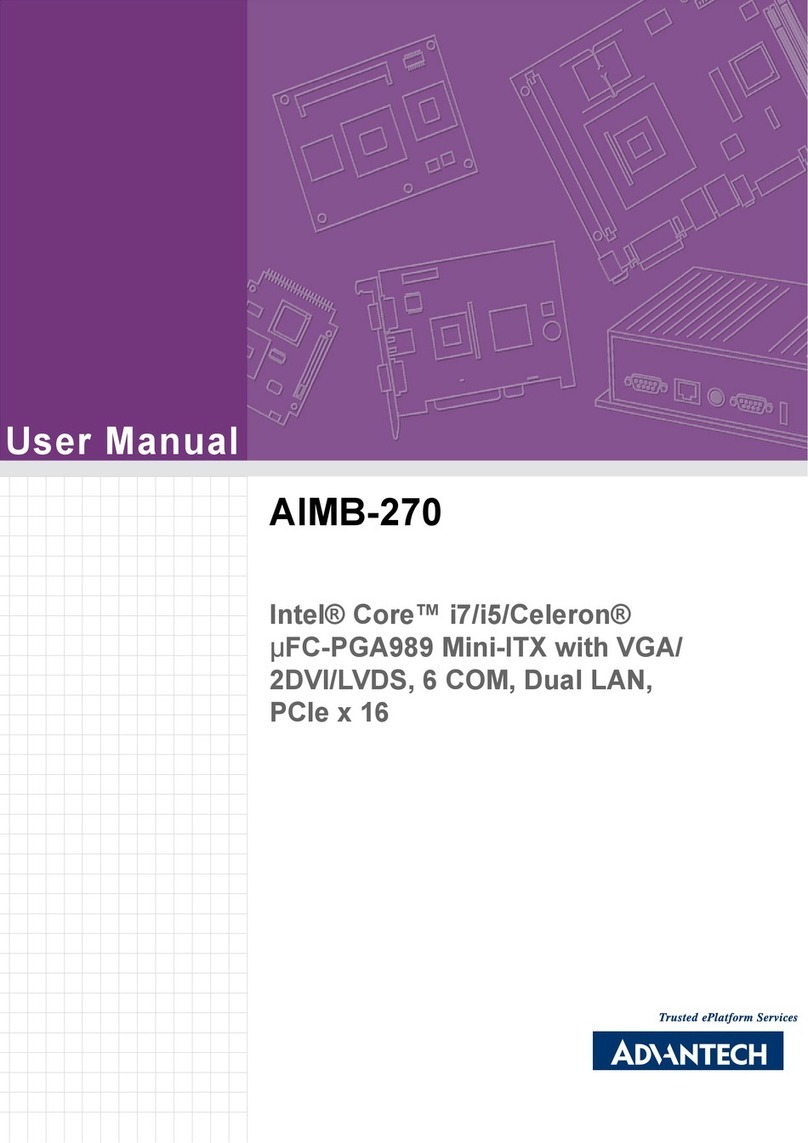 Advantech AIMB-270 User manual Advantech AIMB-270 User manual