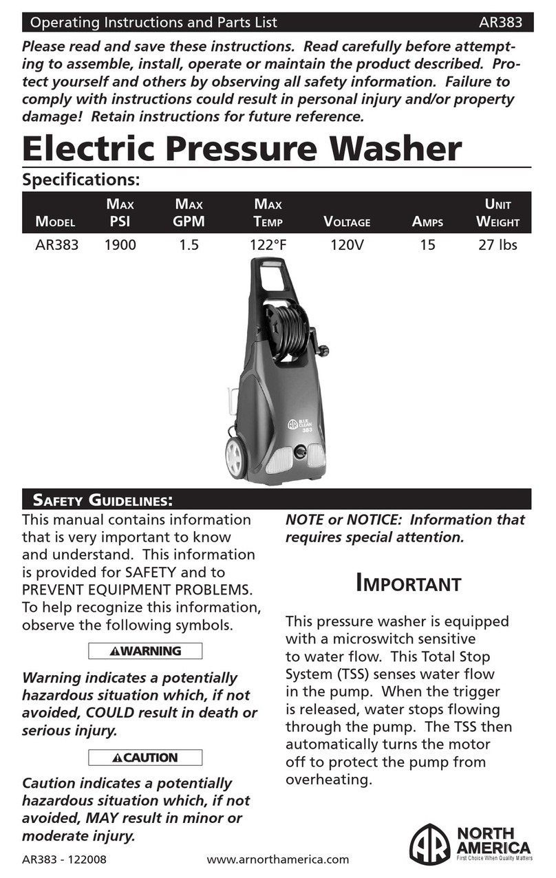 North American AR383 Operating and parts manual