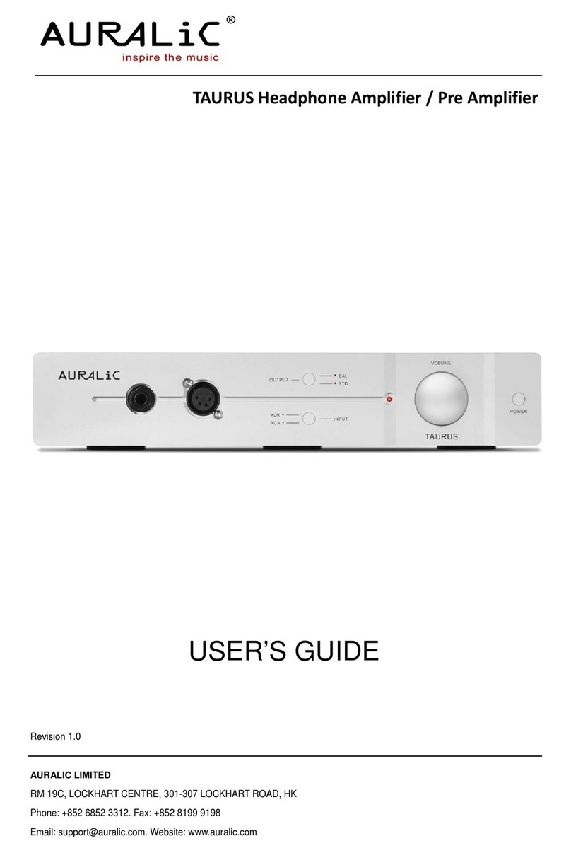 Auralic TAURUS User manual
