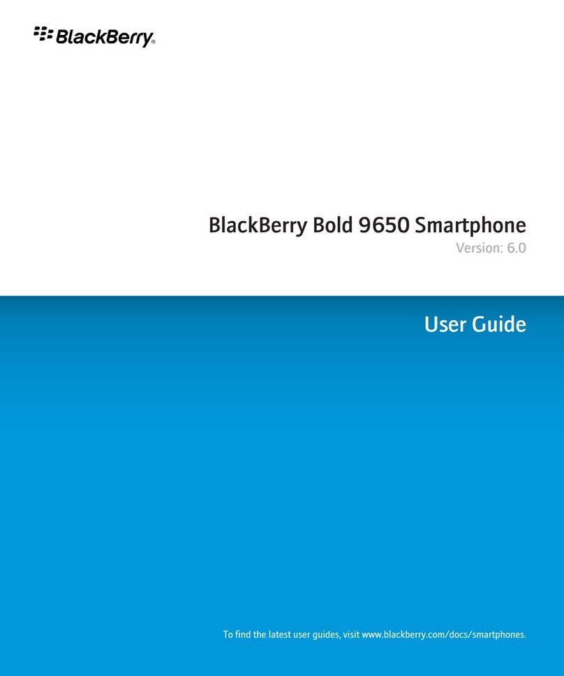 Blackbe;rry Bold 9650 Series User manual