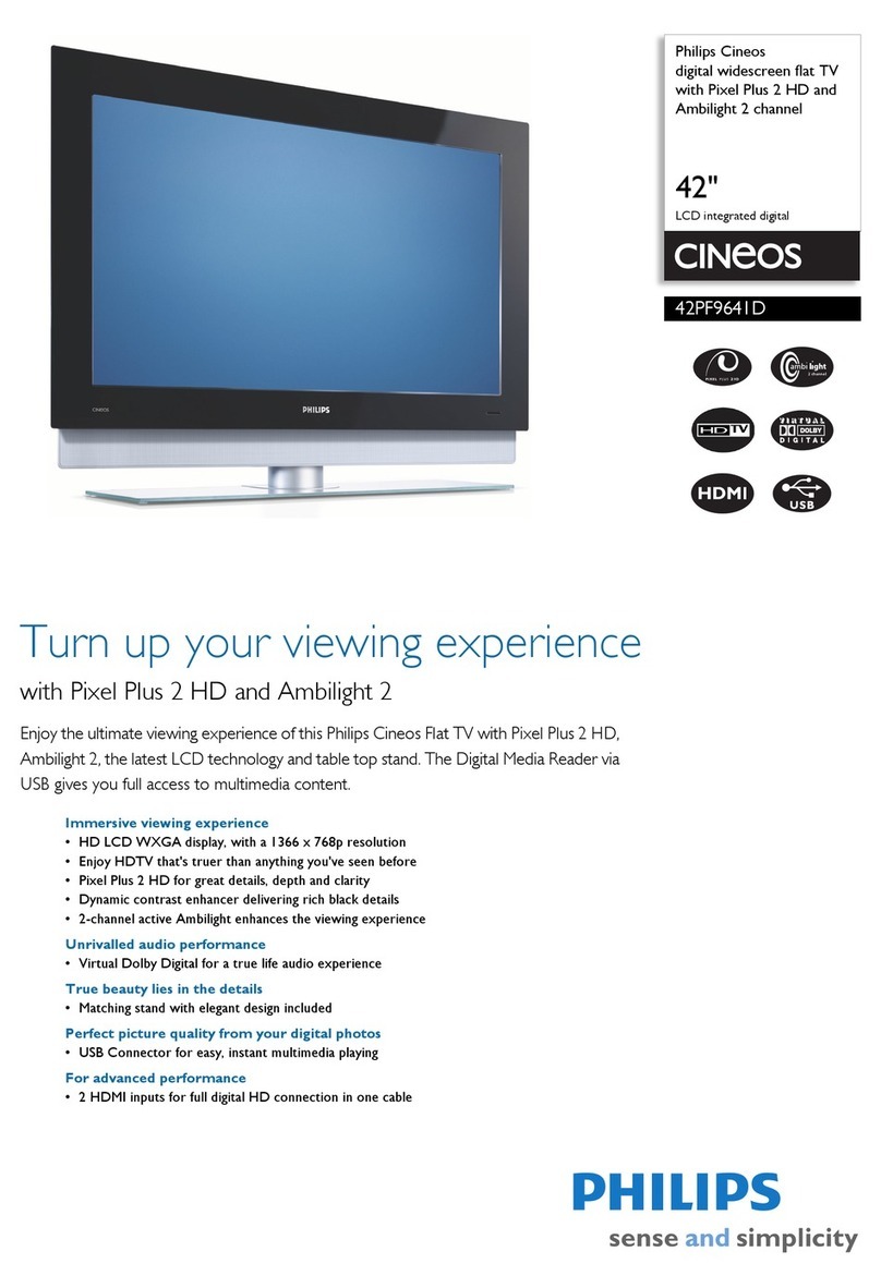 Philips Cineos 42PF9641D User manual