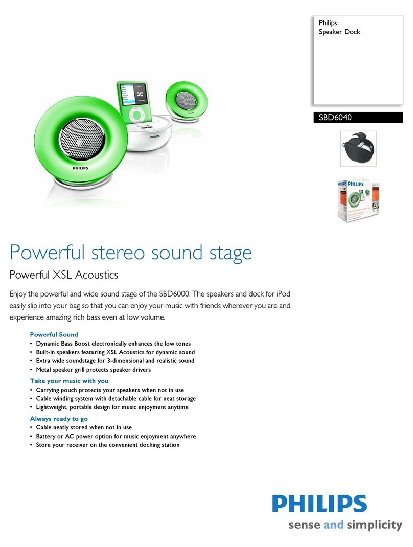 Philips SBD6040 Specifications