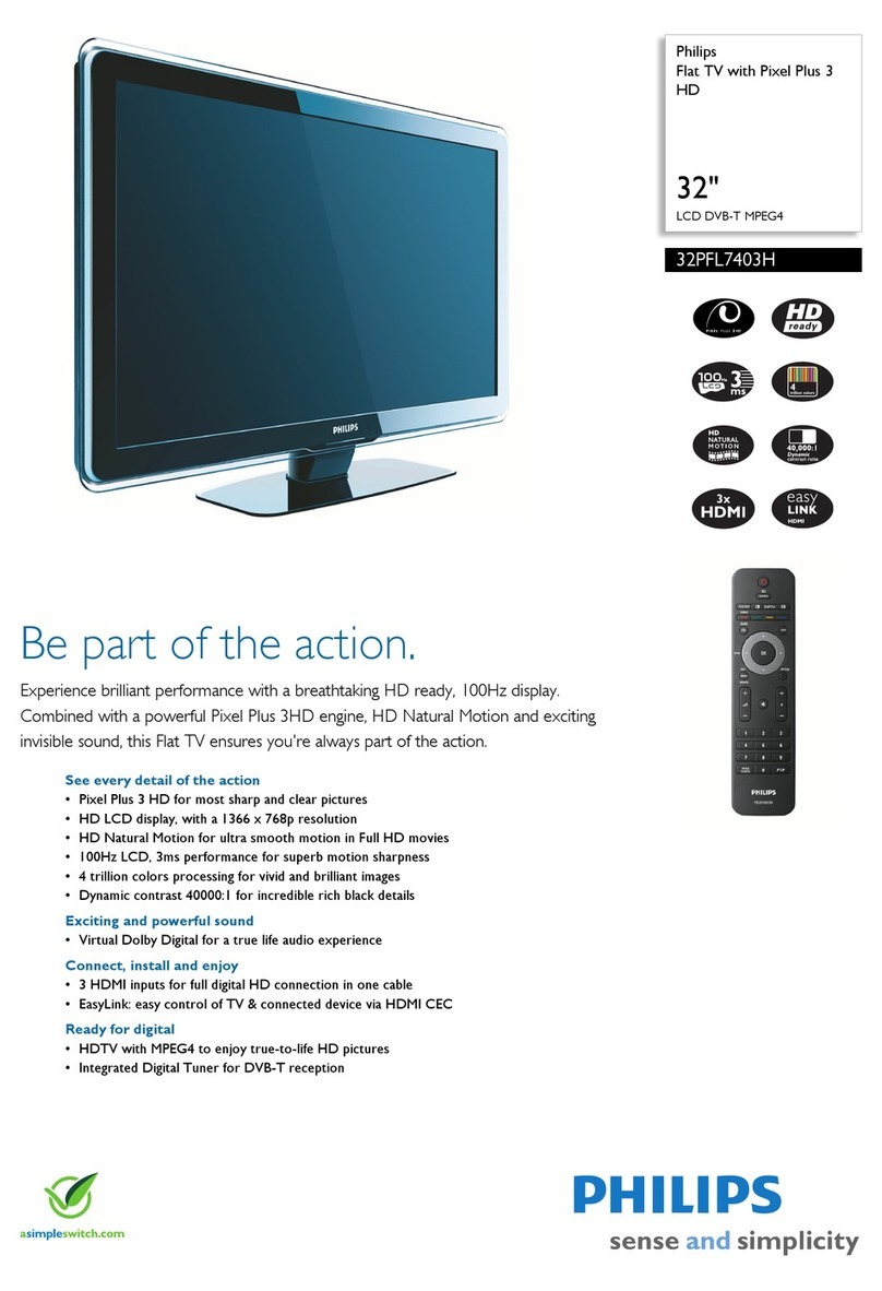 Philips 32PFL7403H/10 User manual