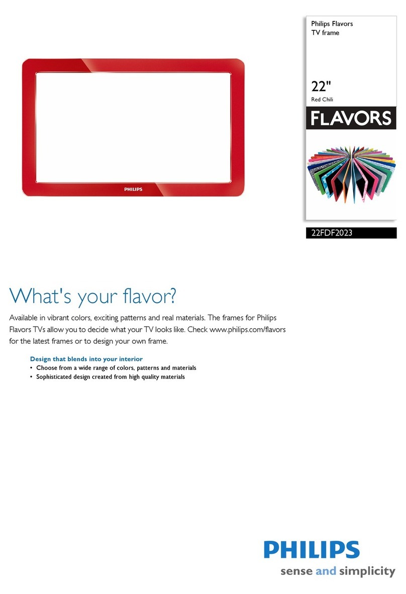 Philips Flavors 22FDF2023 User manual Philips Flavors 22FDF2023 User manual