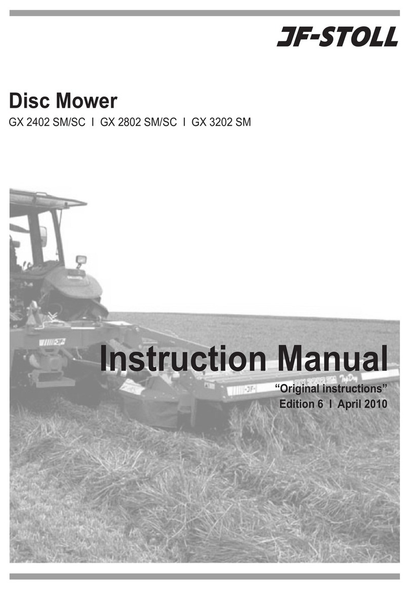 JF-Stoll GX 3202 SM instruction manual