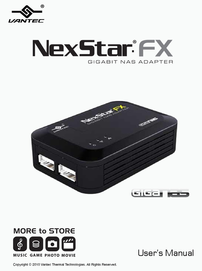 Vantec NexStar FX user manual