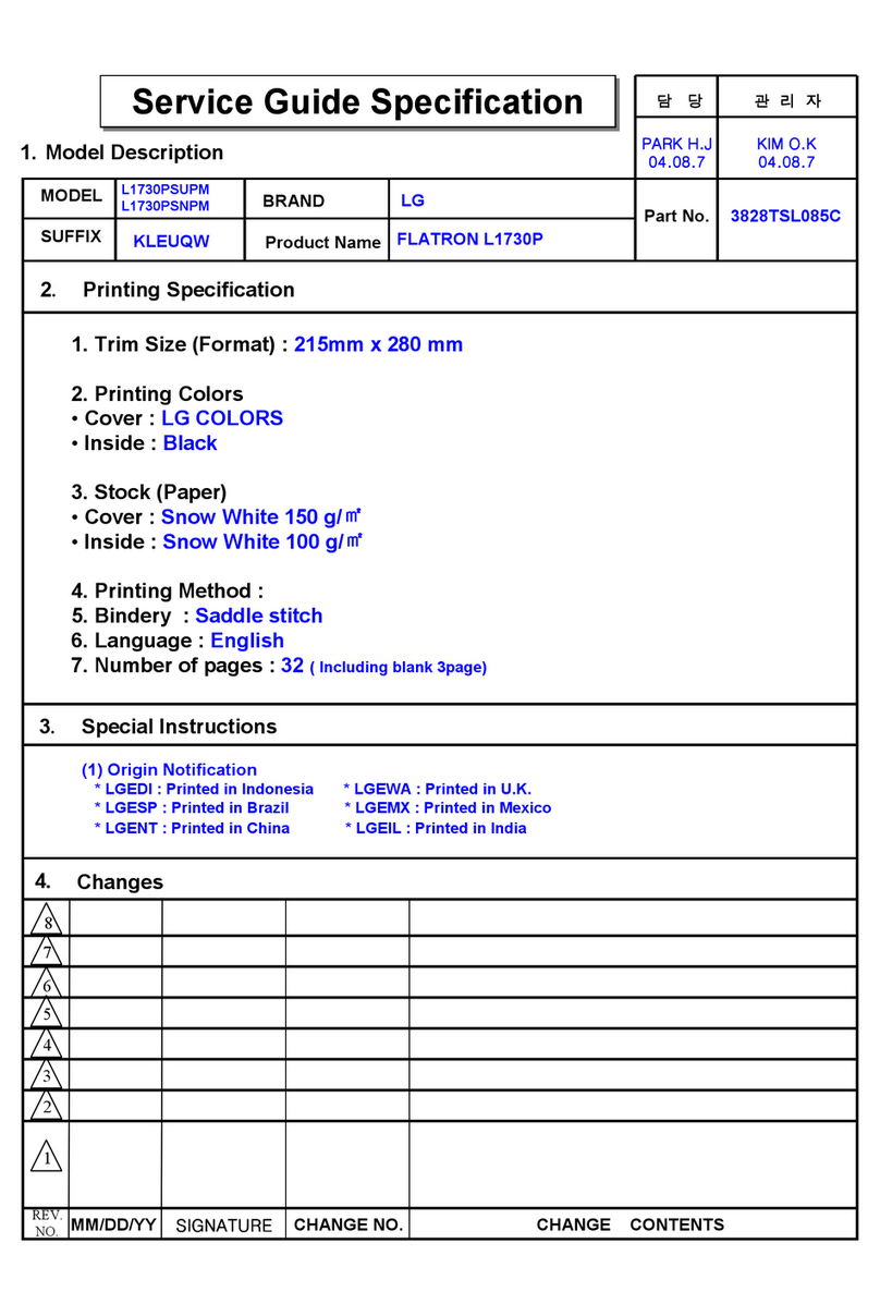 LG L1730PSUPM User manual