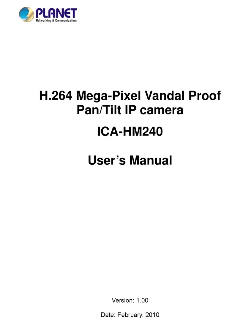 Planet ICA-HM240 User manual Planet ICA-HM240 User manual