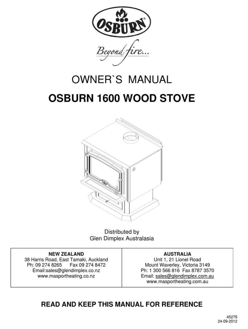 Osburn 1600 User manual